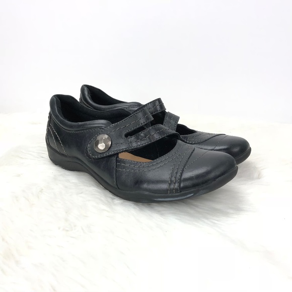 clarks black mary jane shoes